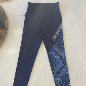 Blue Jaggad leggings
